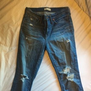 Madewell 9” high rise Skinny Jeans
